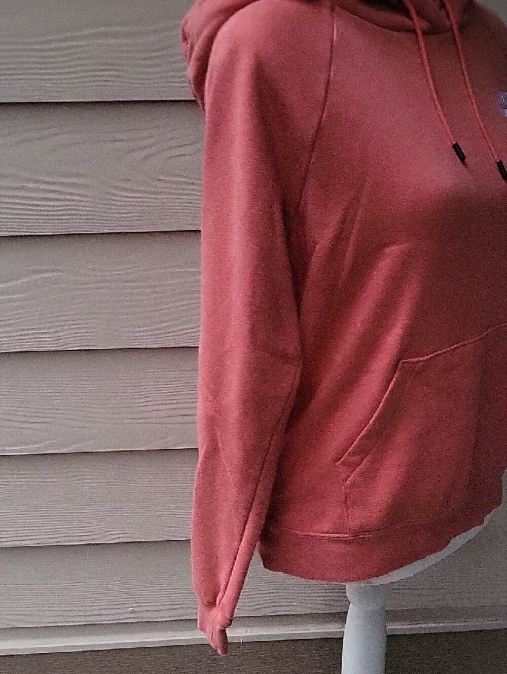Nike Dusty Rose Pullover Hoodie Women's Small Cotton Blend Sweatshirt - Picture 5 of 14